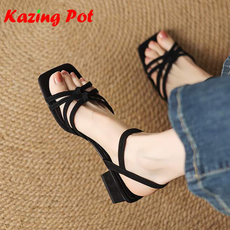 Women'S Shoes Back To School - Nouvelles sandales Krazing Pot en peau