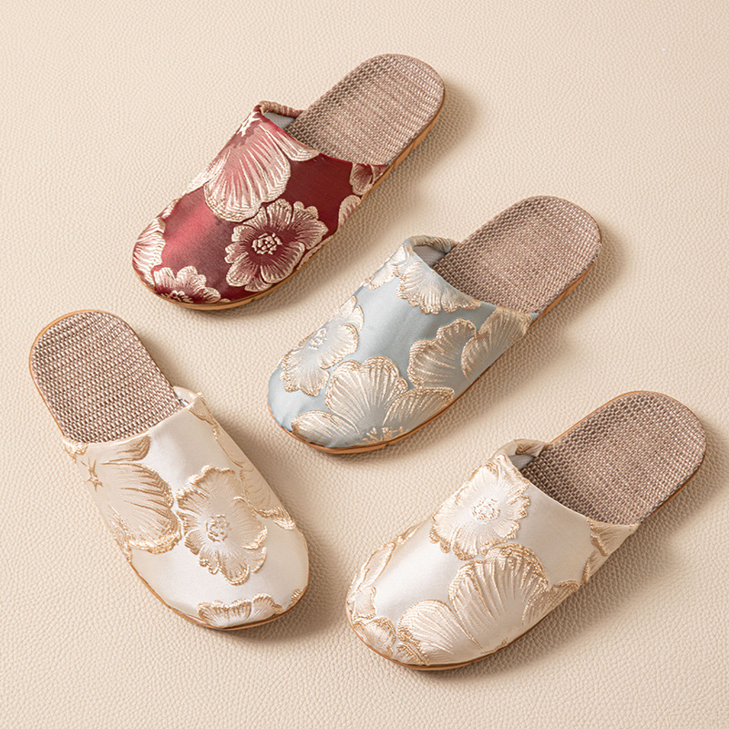 Mule Slip On - Mules élégantes en soie pour femmes,