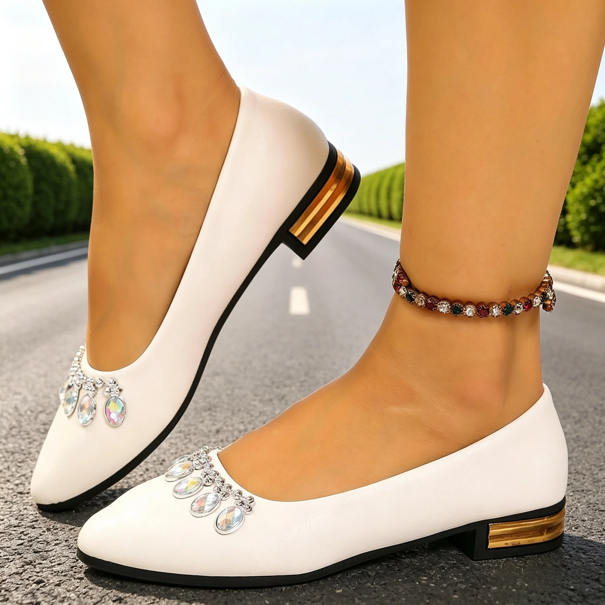 Women'S Shoes Popular - Chaussures plates pour femmes à bout