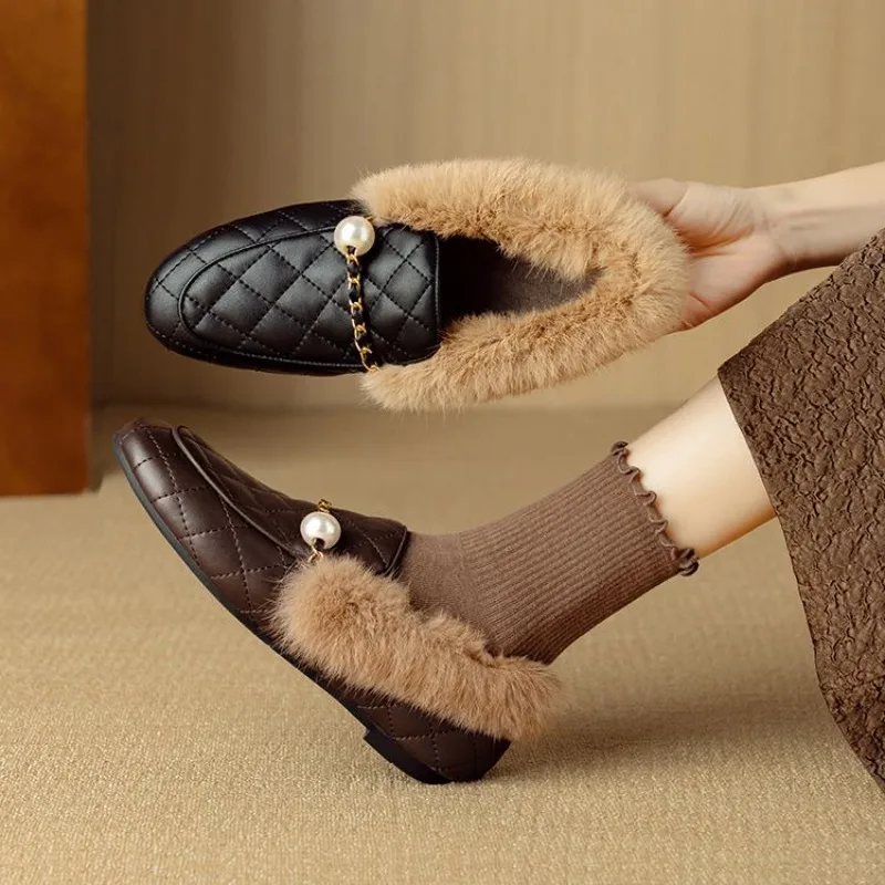 Women Shoes Mk - Nouvelles Chaussures Décontractées Chaudes en Peluche