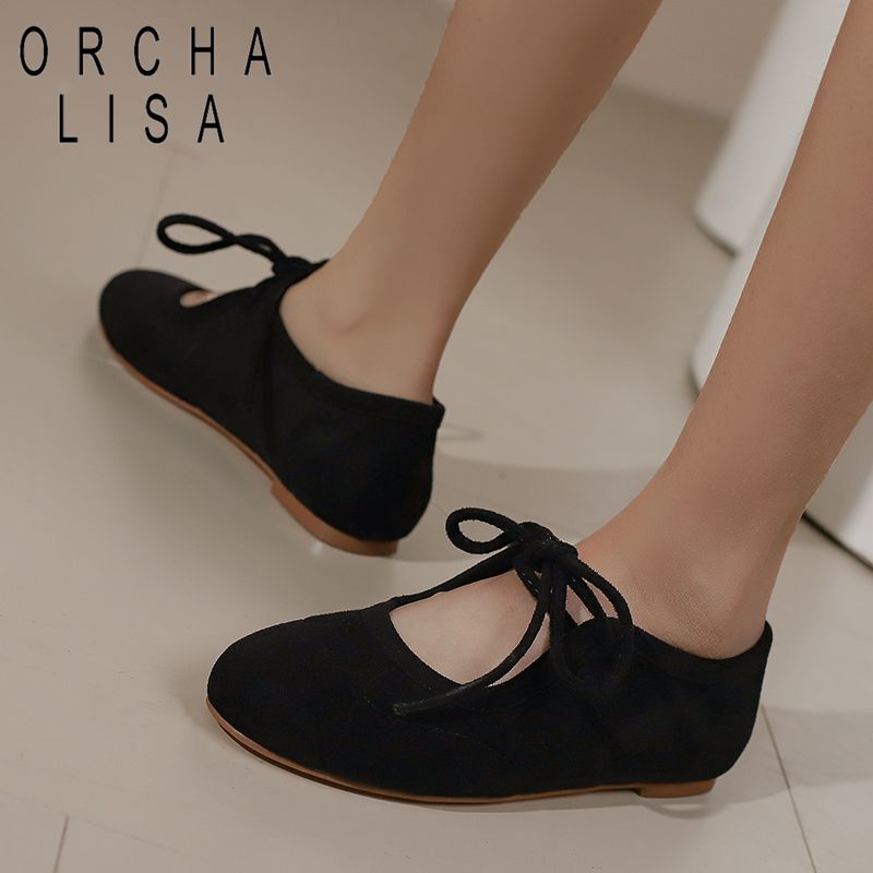 Women'S Shoes Extended Sizes - ORCHA LISA Chaussures plates en daim
