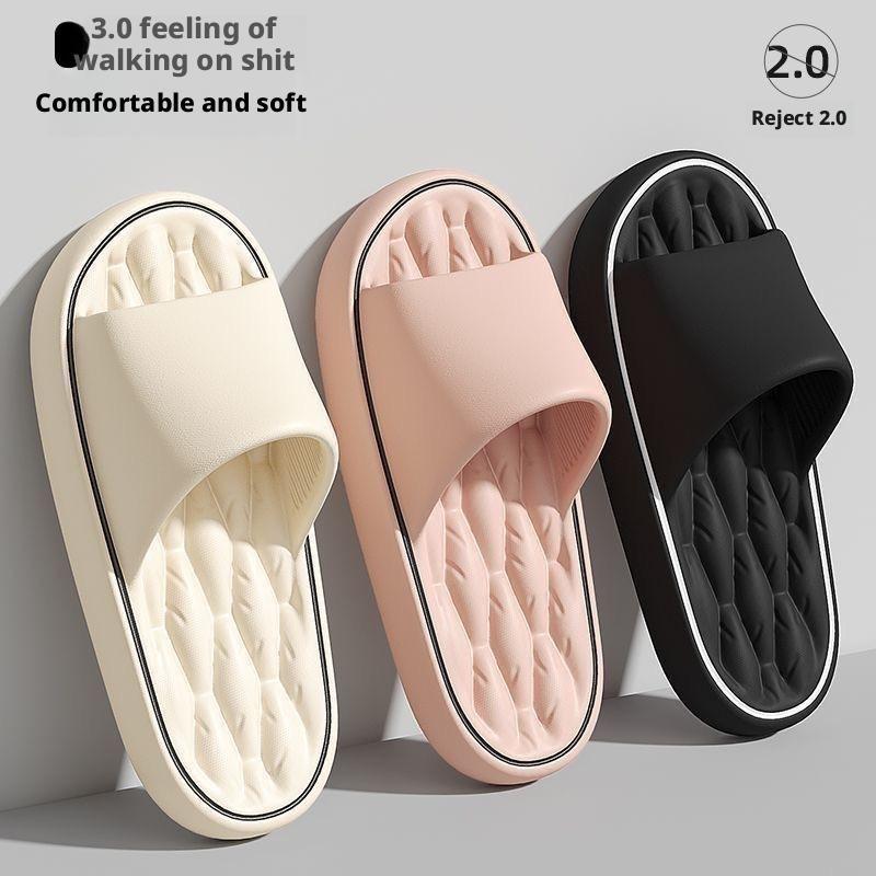 Mule Slip On - Pantoufles à motif de ligne pour