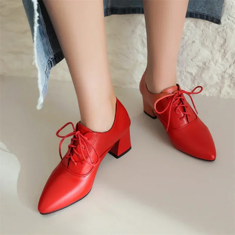 Chaussures Oxford pour femmes  - Oxford Lace Up Women avis et prix