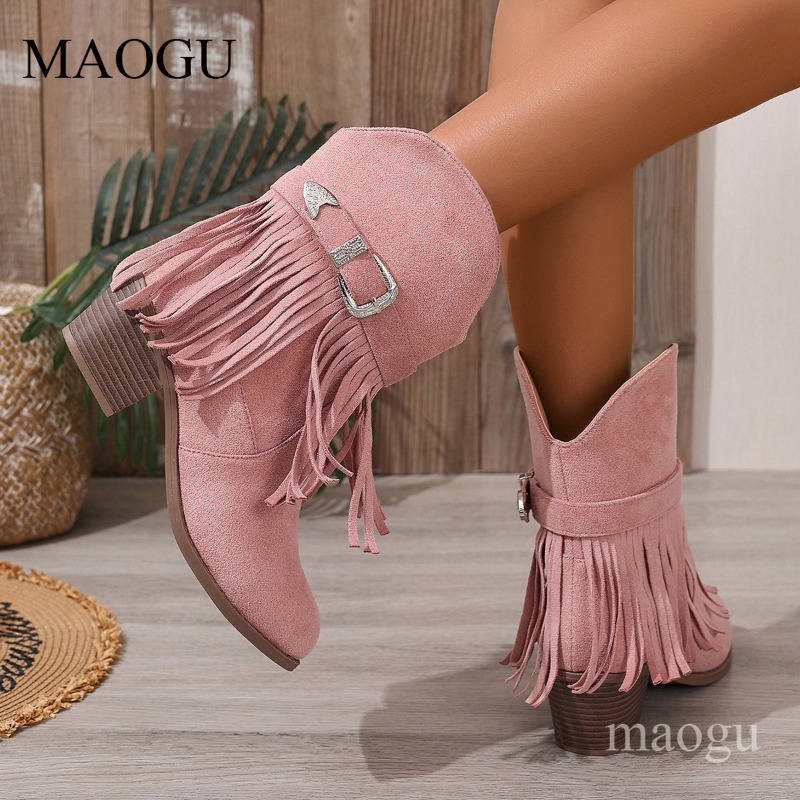 Bottines Western en Daim à Fra - Western Cowgirl Boot avis et prix