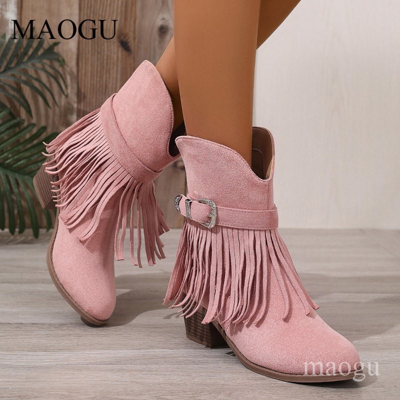 Bottines Western en Daim à Fra - Western Cowgirl Boot avis et prix