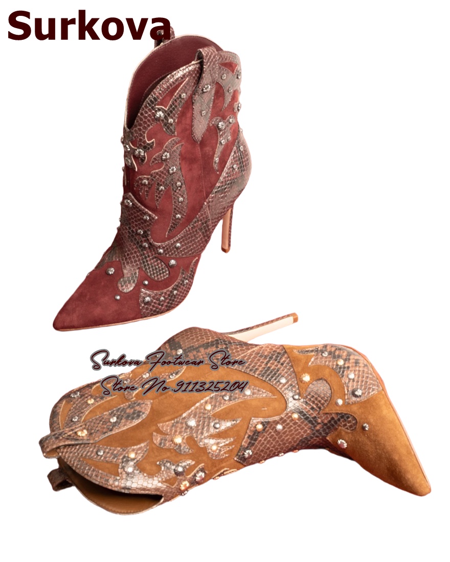 Bottines Western Vintage Surko - Western Cowgirl Boot avis et prix