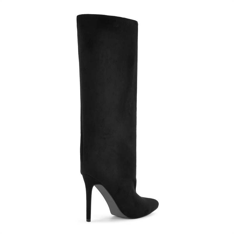 Onlymaker Bottes noires en fau - Women'S Shoes Wide Width avis et prix