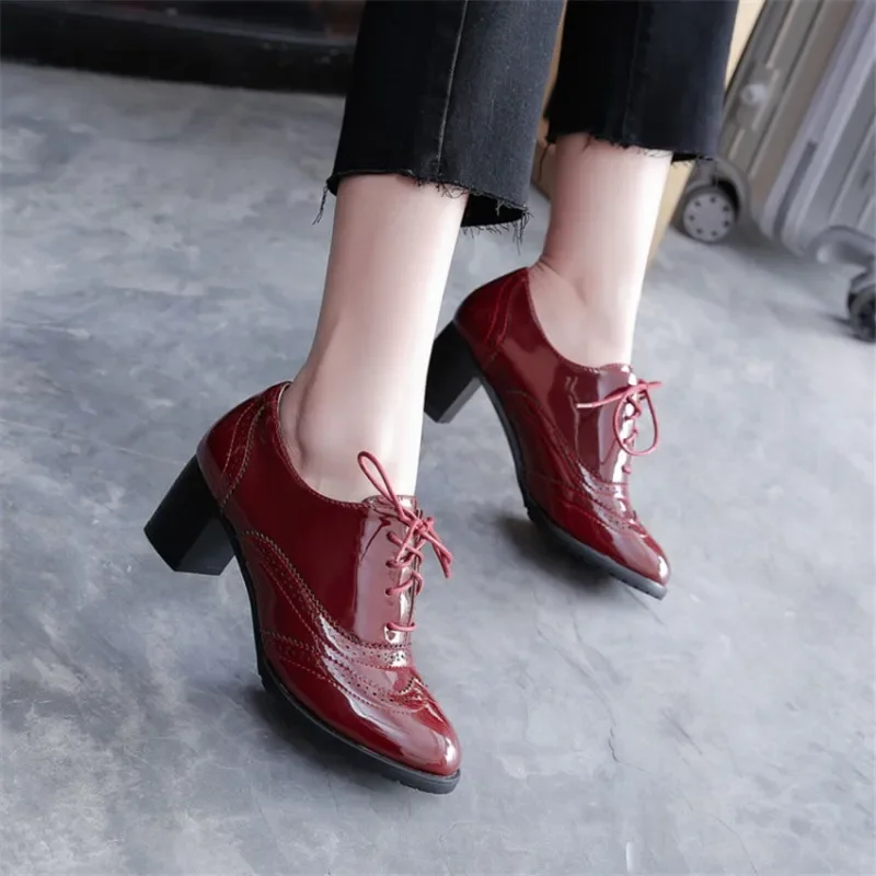 Oxfords-Escarpins britanniques - Oxford Lace Up Women avis et prix
