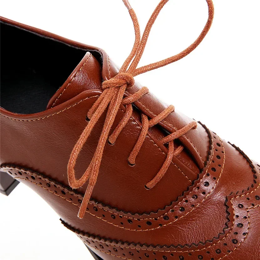 Femmes britanniques Oxfords ha - Oxford Lace Up Women avis et prix