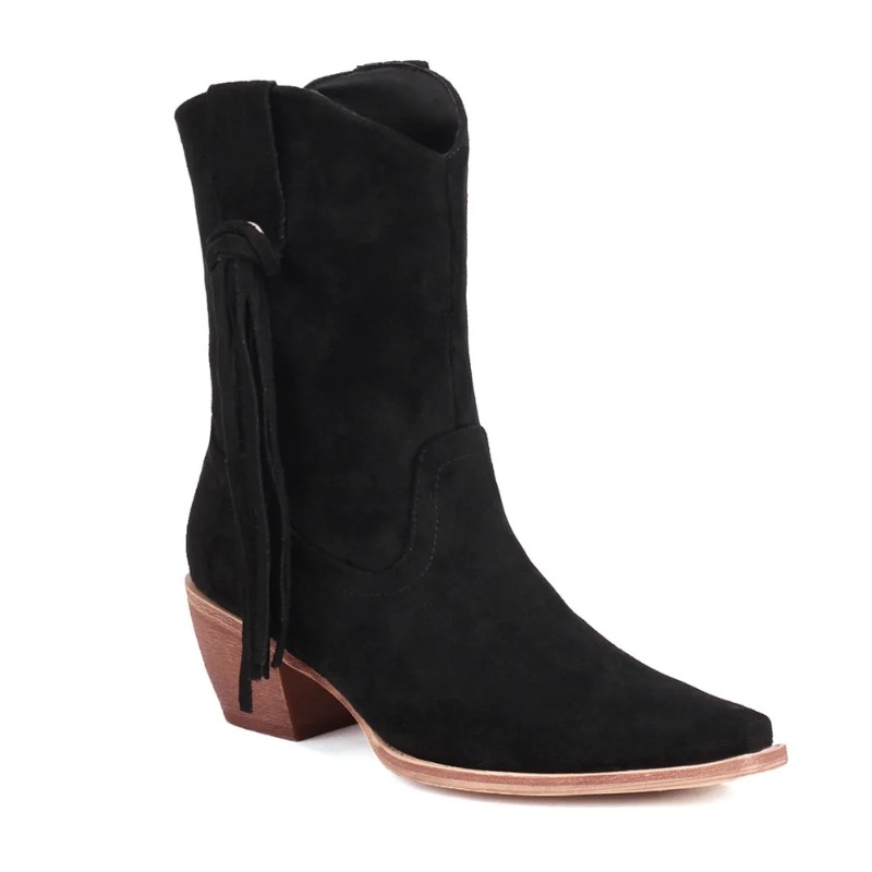 Bottes de Cowboy Vintage en cr - Western Cowgirl Boot avis et prix