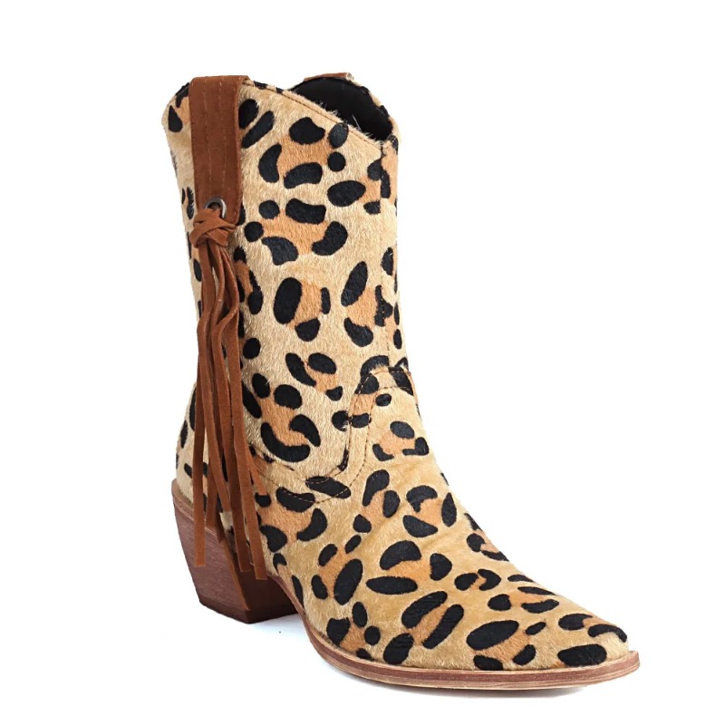 Bottes de Cowboy Vintage en cr - Western Cowgirl Boot avis et prix