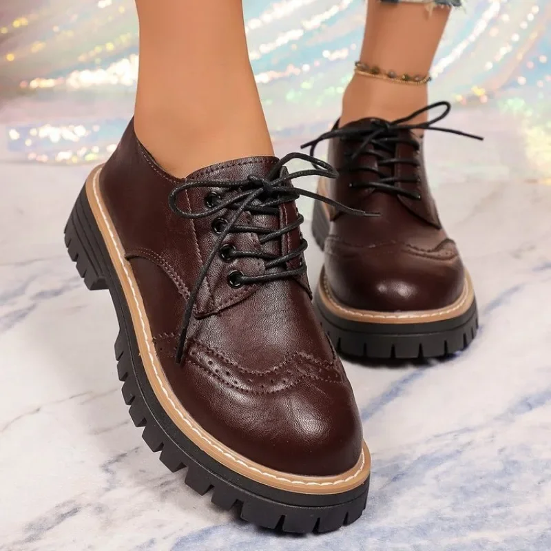 Chaussures Oxford classiques à - Oxford Lace Up Women avis et prix
