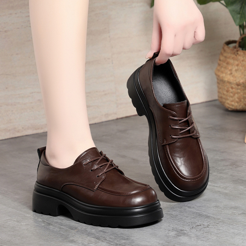 Chaussures Oxford Vintage en c - Oxford Lace Up Women avis et prix